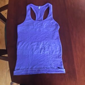 Purple Lululemon Swift tech tank top. Size 4